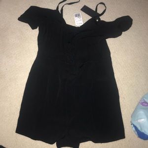 black forever 21 romper